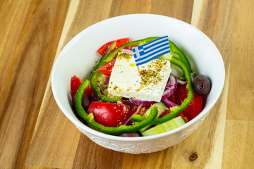 Tradtitional Greek salad