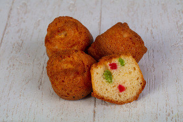 Sweet baked muffins