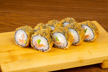 Delicious prawn tempura