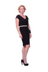 Full body caucasian woman