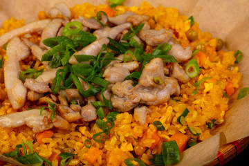 Fried rice with chicken
