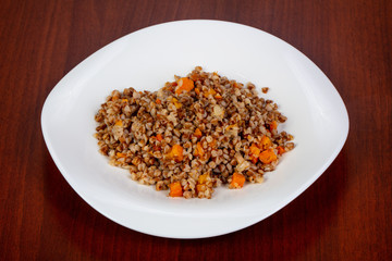 Buckwheat with vegetables