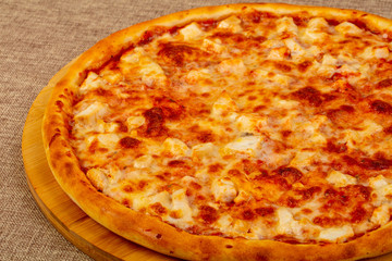 pizza Margarita with cheese