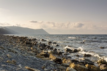 the morning freshness of the sea