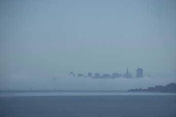 San_Francisco_Rising_Out_of_Blue_Fog