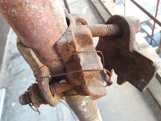 Cantiere Edile - particolari del ponteggio