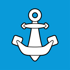 Anchor vector icon.