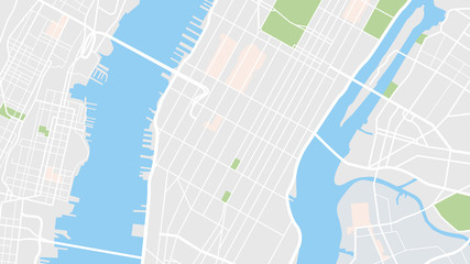 New York city map - obrazy, fototapety, plakaty