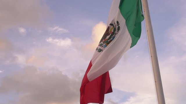 Mexican Flag Slow Motion 2