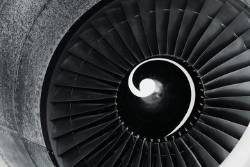 Jet Engine Closeup