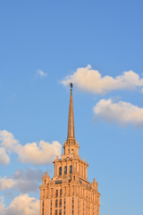 Hotel Ukraine in Moscow, Stalin's high-rise, high-rise peak