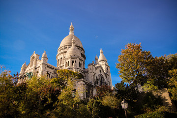 Fototapeta na wymiar Sacre Coeur Paris at Montartre in France