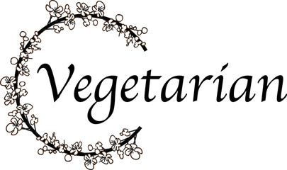 vegetarian icon vector