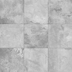 Acrylic prints Stones grey stone texture pattern - patchwork tile  /  tiled background