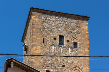 Old Medieval Tower at the center of town of Kratovo, Republic of Macedonia
