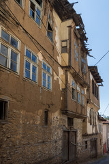 Fototapeta na wymiar Old Houses at the center of town of Kratovo, Republic of Macedonia