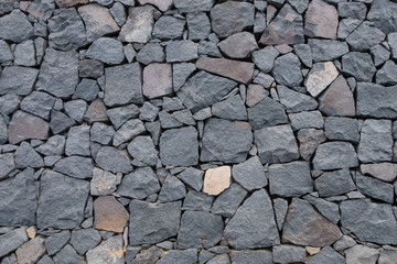 natural stone wall background. texture of a stone wall