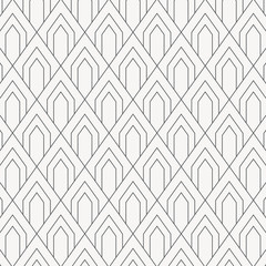 geometric vector pattern, repeating square diamond shape with arch or abstract scale fish or dragon. pattern is on swatches panel