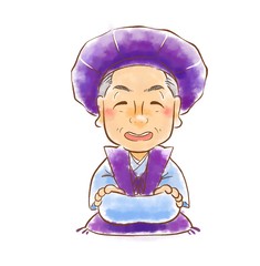 紫ちゃんちゃんこの男性