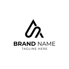 Monogram S A Simple Logo