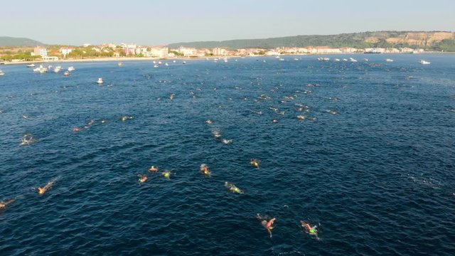 The Hellespont and Dardanelles crossing is a significant open water swim of 4&frac12; km between Europe and Asia.
