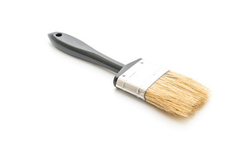 Paint brush on white background