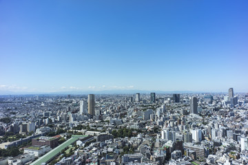Fototapeta premium cityscape of tokyo shinjyuku shibuya meguro