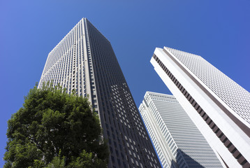view of highrise buildings st west shinjyuku tokyo