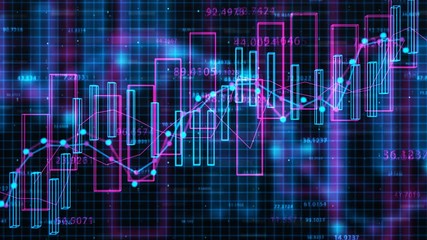 4K Financial Data Concept