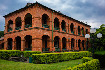 Fototapeta premium View of Fort Santo Domingo in Tamsui New Taipei Taiwan