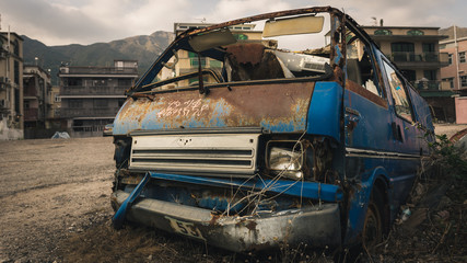 Abandoned rustic truck