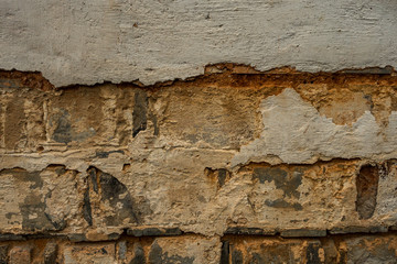 damaged brick wall texture background