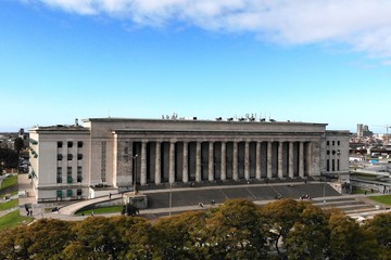 Fototapeta premium Aerial view of buenos aires law school