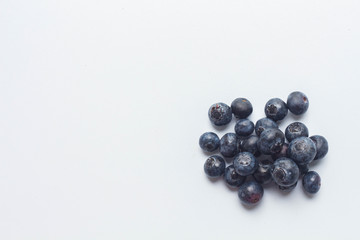 blueberry isolated on white background. for healthy food concept.