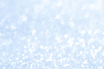 Obraz na płótnie Canvas abstract background blue light bokeh christmas holiday