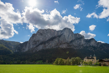 Die Drachenwand am Monsee, Österreich