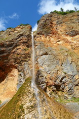 Rinka waterfall located in Logarska dolina national park in Slovenia © Tom