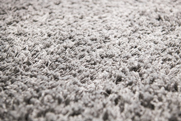 White carpet background texture, close up, gray textile texture, fluffy rug background, Wool fabric...