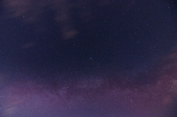 Fototapeta na wymiar sternenhimmel in der nacht