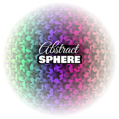 Abstract Floral Sphere