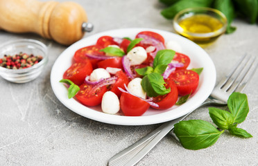 Italian caprese salad