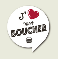 j'aime mon boucher - viande