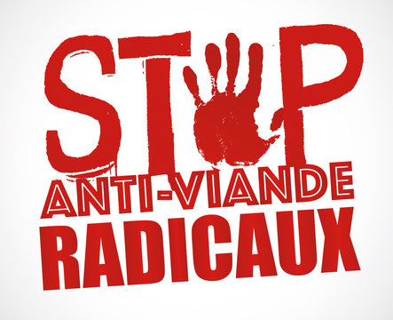stop aux anti-viande radicaux