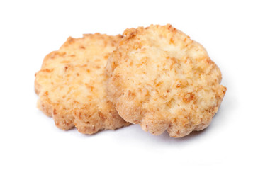 Group of tasty coconut biscuits