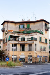 Fototapeta na wymiar View of residential apartment buildings