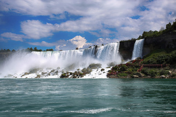 Bautiful view of Niagara Falls, New York State, USA