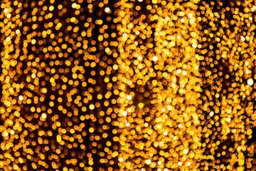 Bokeh-abstraction: Terrestrial veil of pure gold and splendor