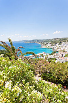 Apulia, Castro Marina - A beautiful view upon the coastline of Castro Marina