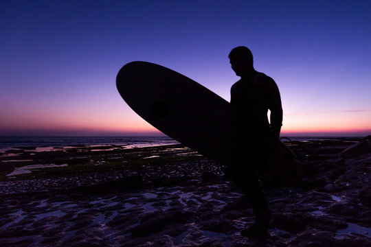 Surfer Silhouette