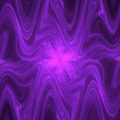 Obraz premium Purple Energy Floating and Flowing